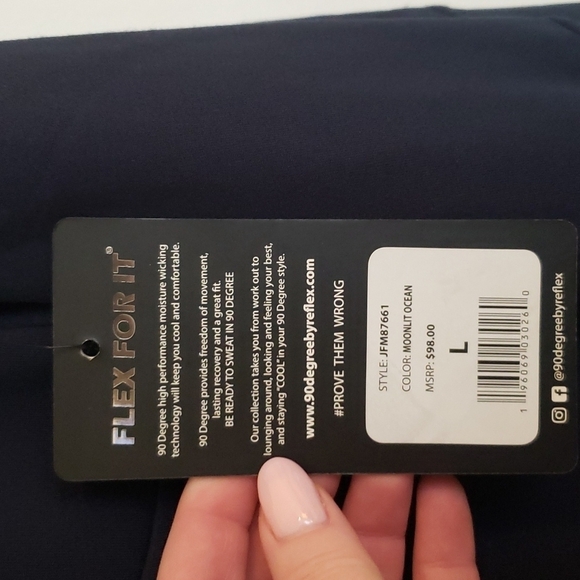 90 Degree by Reflex Men's Polarflex Fleece Zip Up Hoodie - Size L - Picture 7 of 9